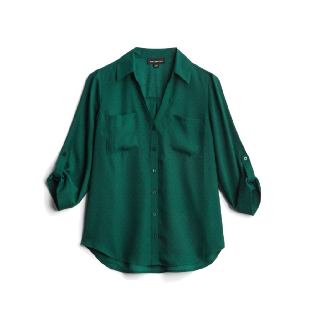 Fortune + Ivy Button Down Blouse